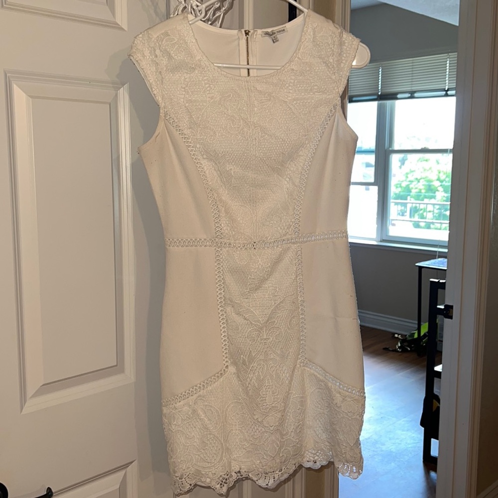 White lace dress